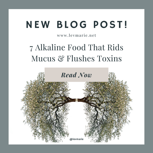 7 Alkaline Foods That Rids Mucus & Flushes Toxins