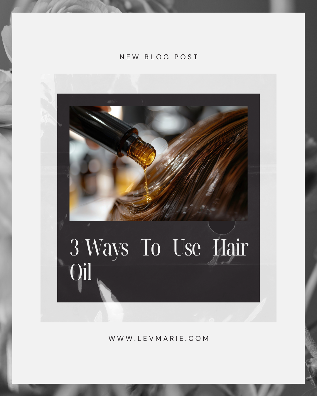 3 Ways to Use Hair Oils + Introducing Full AF Hair Growth Oil